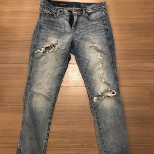 J Crew Broken in Boyfriend Jeans